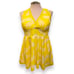 Torrid 5 (5x 28) Yellow Pineapple Lace Trim Mid Wireless Swim Dress w/Briefs New
