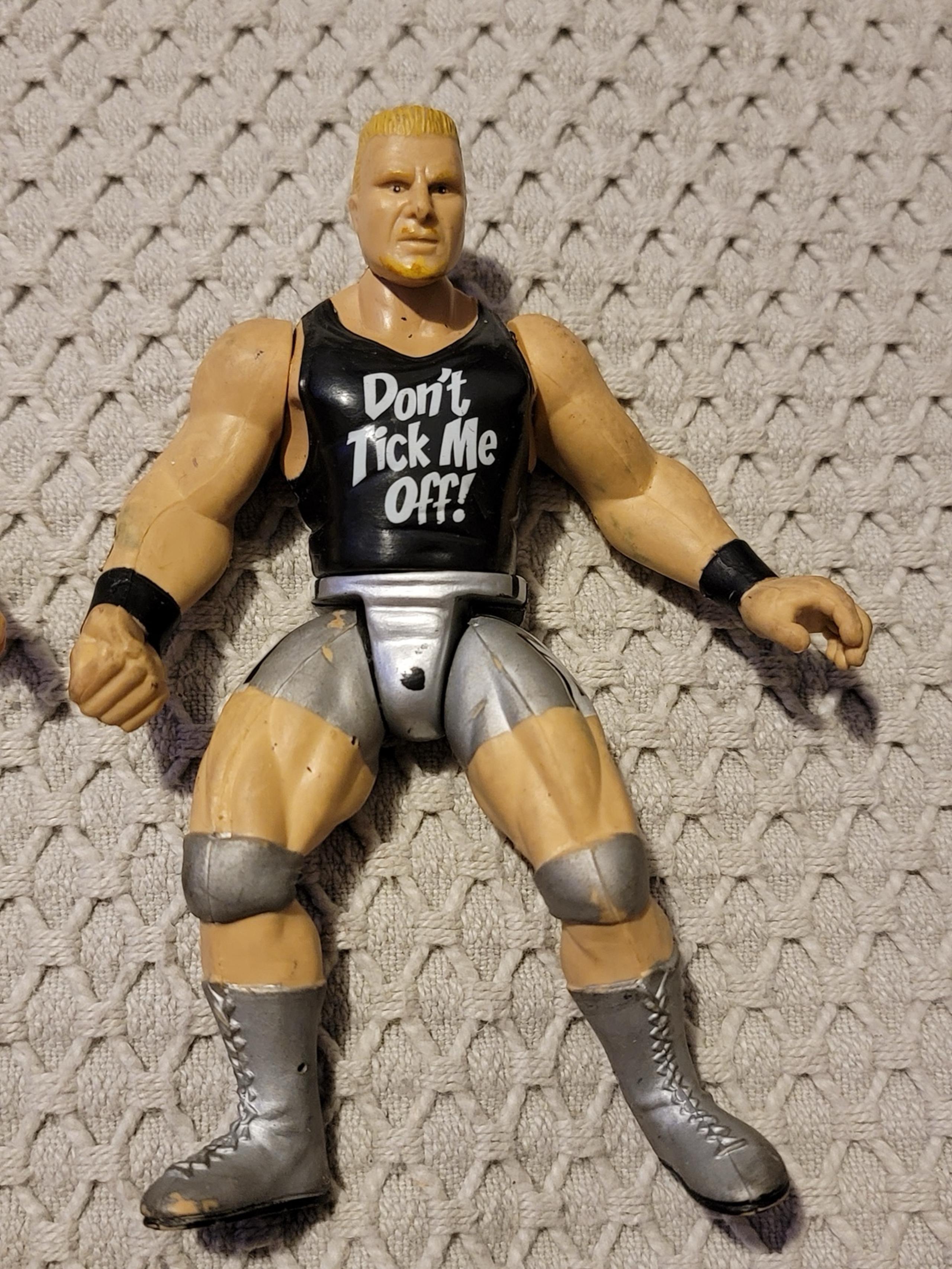 WWF Jakks 1996 Jeff Jarrett “Dont Tick Me Off” Action Figure Toy Vintage