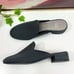 Eileen Fisher Betsy Knit Mule In Graphite 6.5