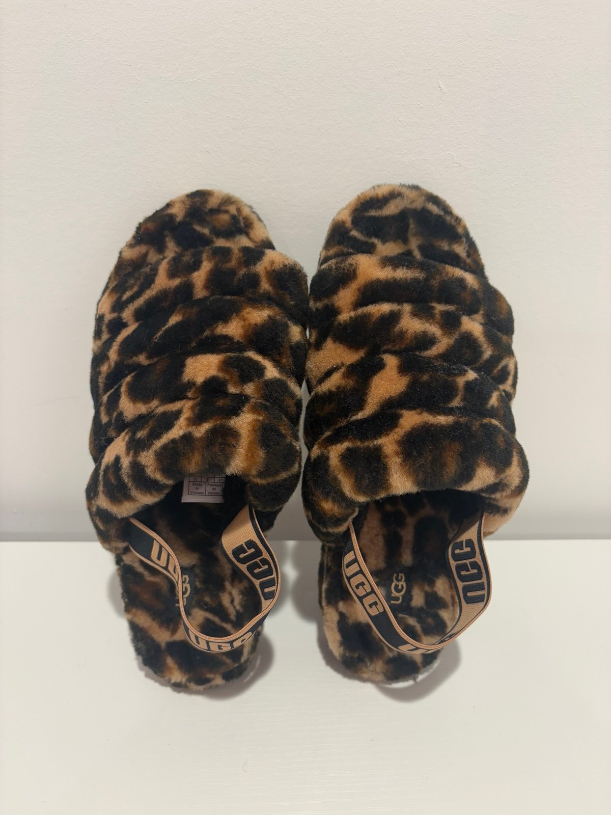 Leopard Print Ugg Slides Size 10