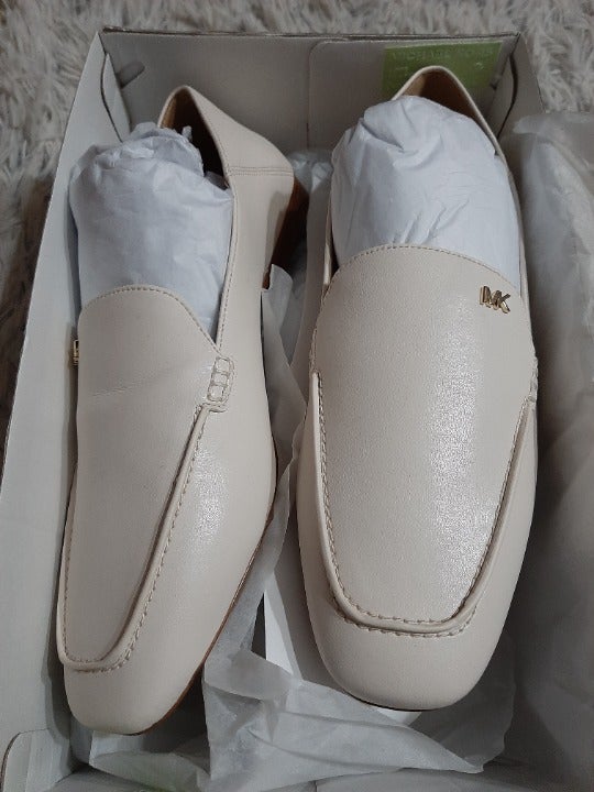 michael kors white loafers