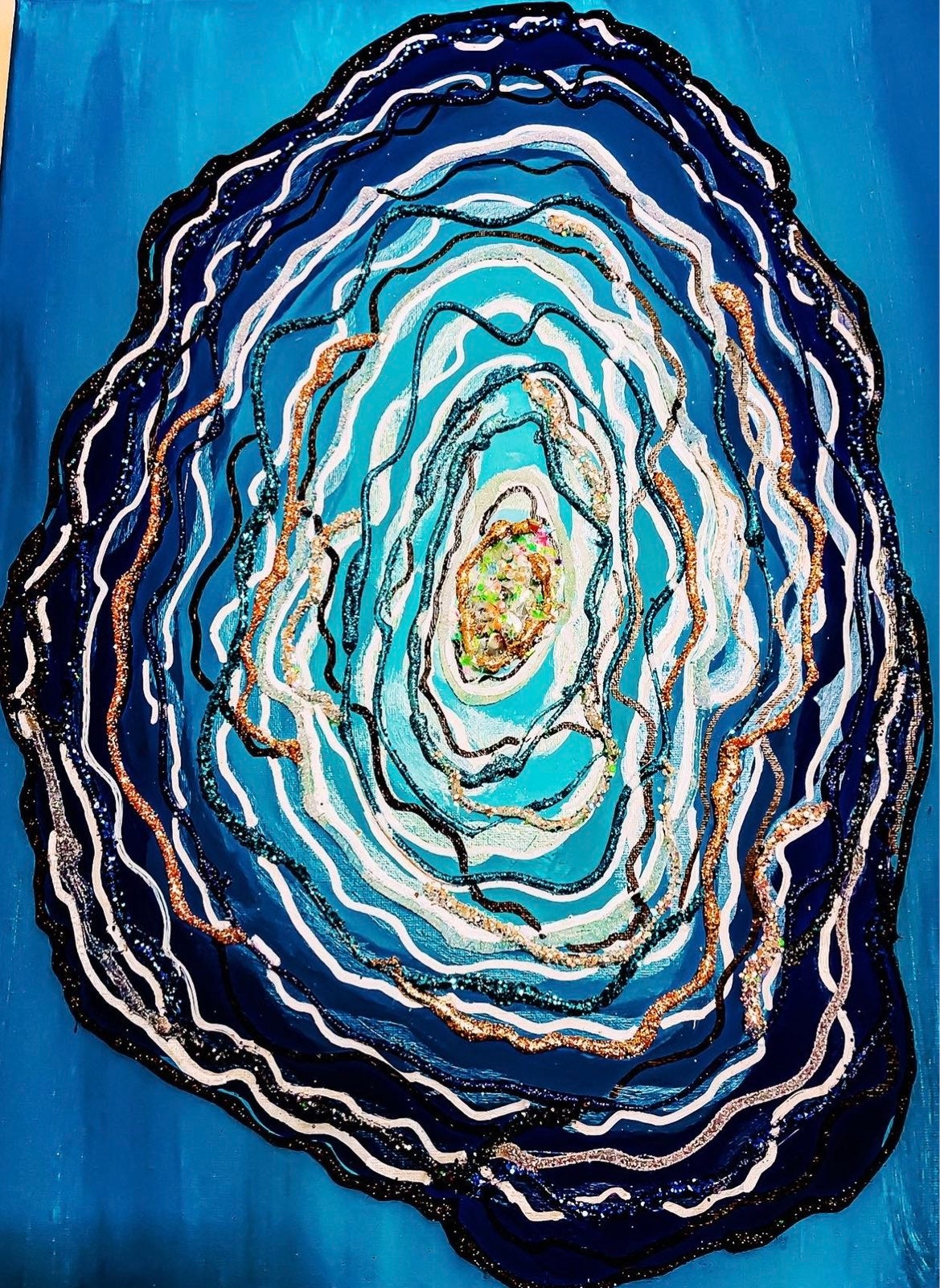 Geode Wall Art- NC Artist