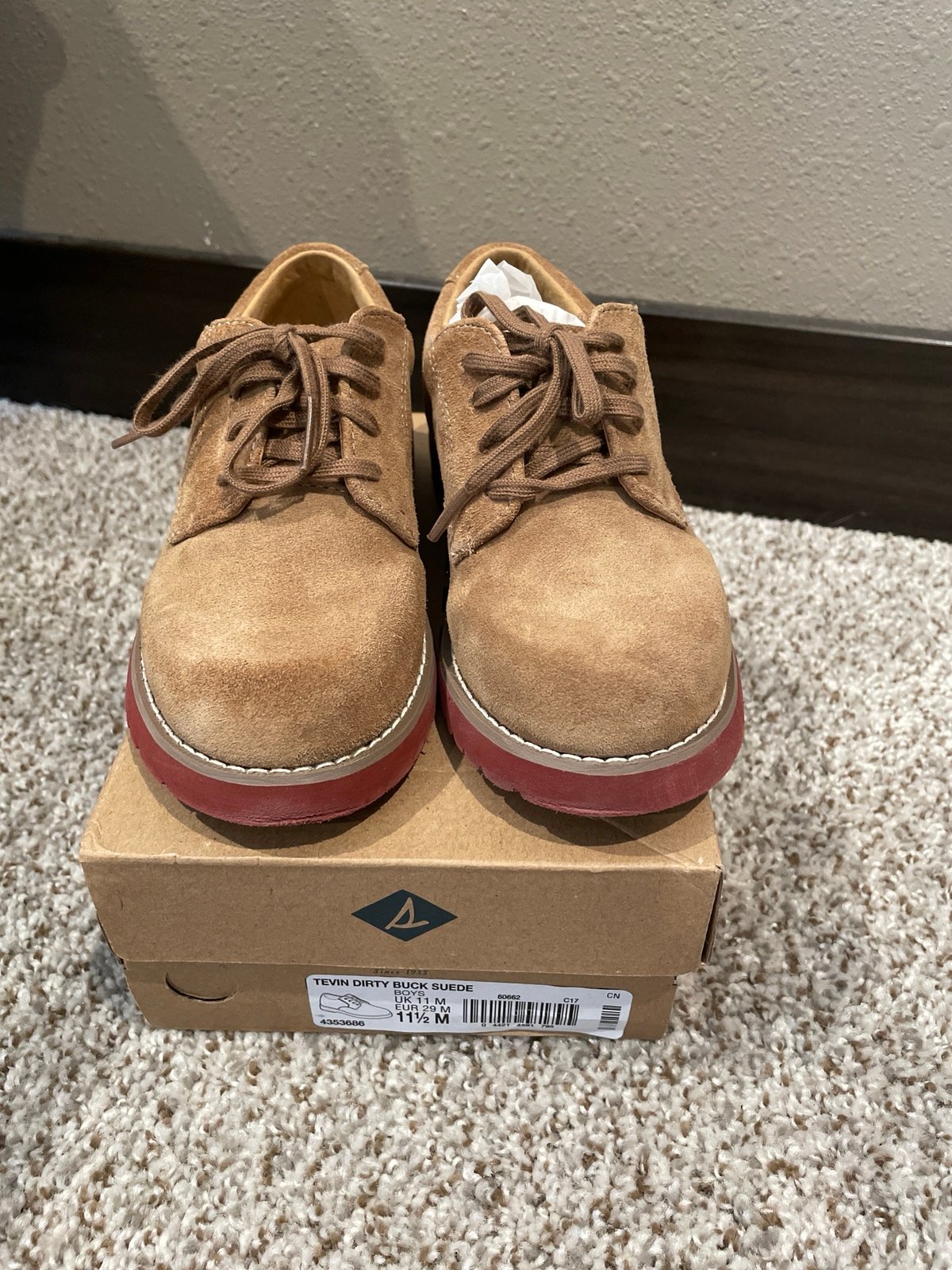 Suede Sperry Shoes