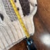 Vintage Sweater Wool & Linen 3D Knit Crochet Pom Turtleneck Women’s Small