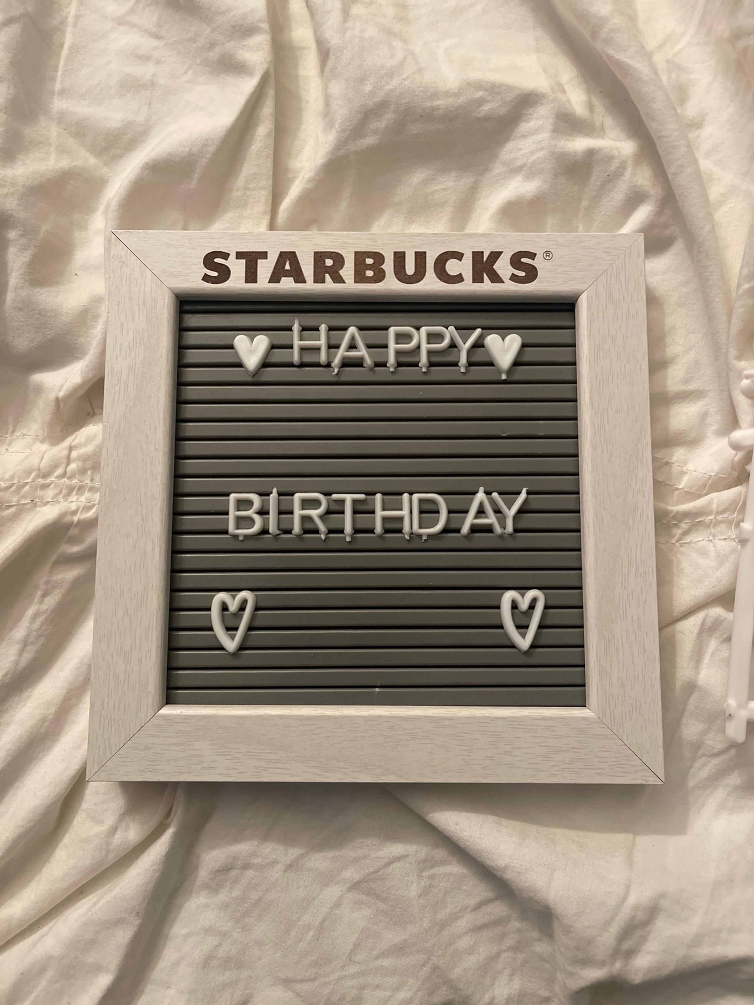 Letterboard starbucks