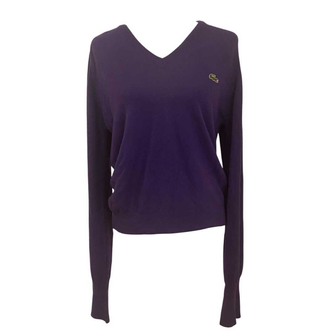Logo Sweater Size Medium Preppy Pullover 1980