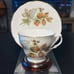 Vintage Royal Vale England bone china teacup and saucer with display stand
