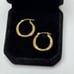 14K Yellow Gold Hoop Earrings