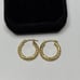 14K Yellow Gold Hoop Earrings