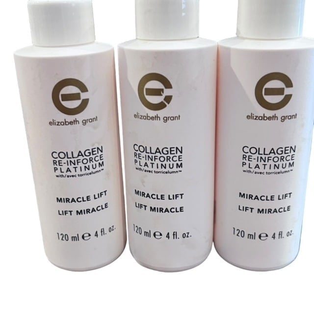 Elizabeth Grant Collagen Re-Inforce Platinum Miracle Lift Face Neck 4 oz 120 ml