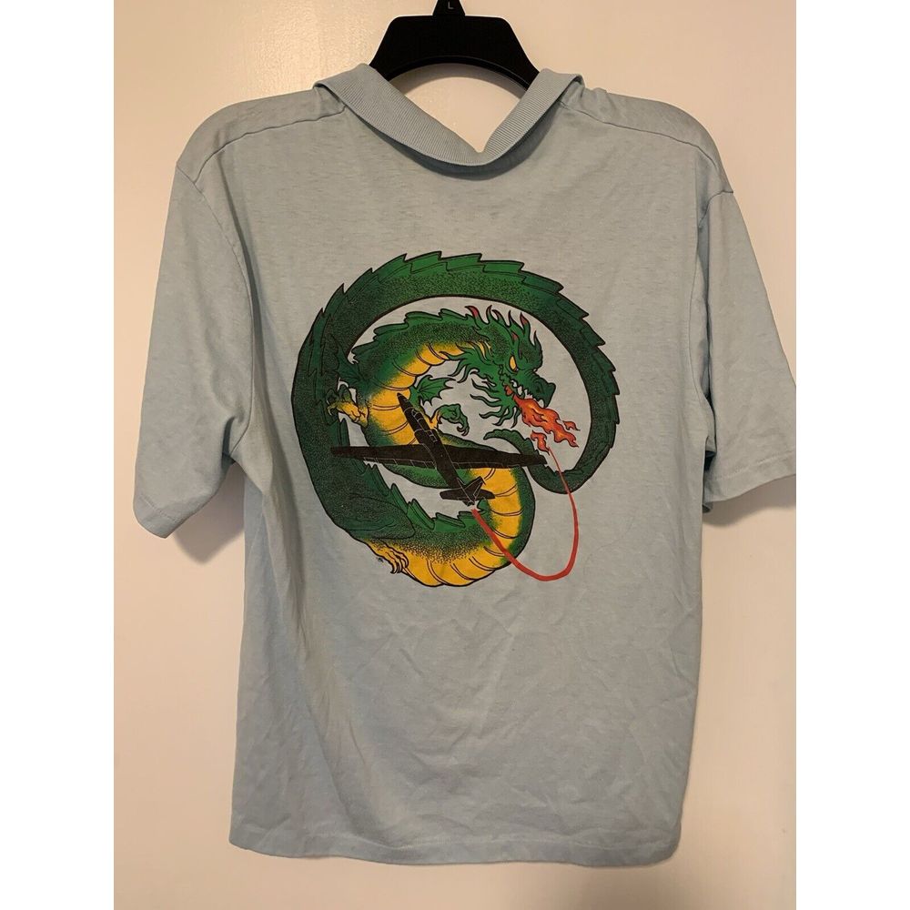Vintage 80s Hanes Dragon Polo Size L