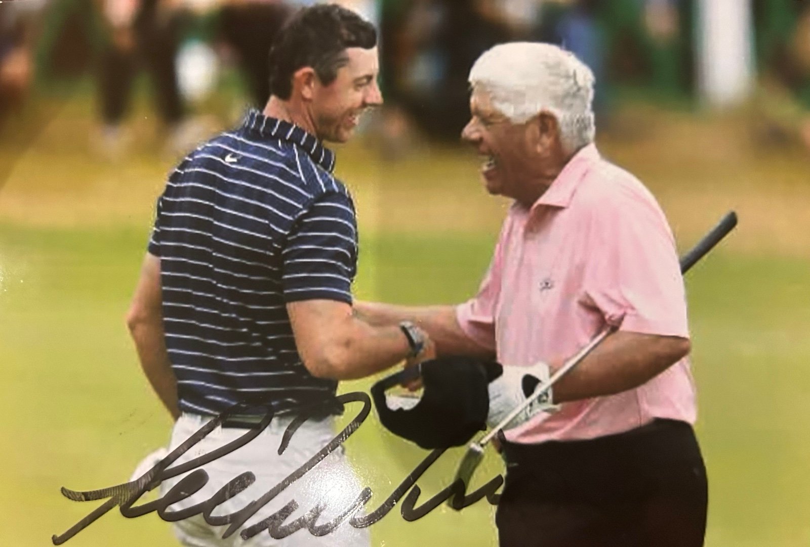 LEE TREVINO AUTOGRAPHED PHOTO!! GREAT ITEM ON THIS LEGENDARY GOLFER & HOF'ER!!