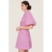 Jonathan Simkhai Aulora Pink Cut Out Short Sleeve A-Line Mini Dress Size Small