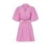 Jonathan Simkhai Aulora Pink Cut Out Short Sleeve A-Line Mini Dress Size Small