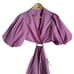 Jonathan Simkhai Aulora Pink Cut Out Short Sleeve A-Line Mini Dress Size Small