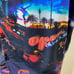 Cactus Man Short Sleeve Button Up City Night Life Neon Sz XL Ricky Singh