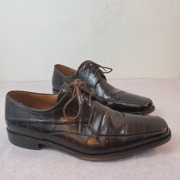 MEZLAN Platinum Dinan Eel Skin Shoes!