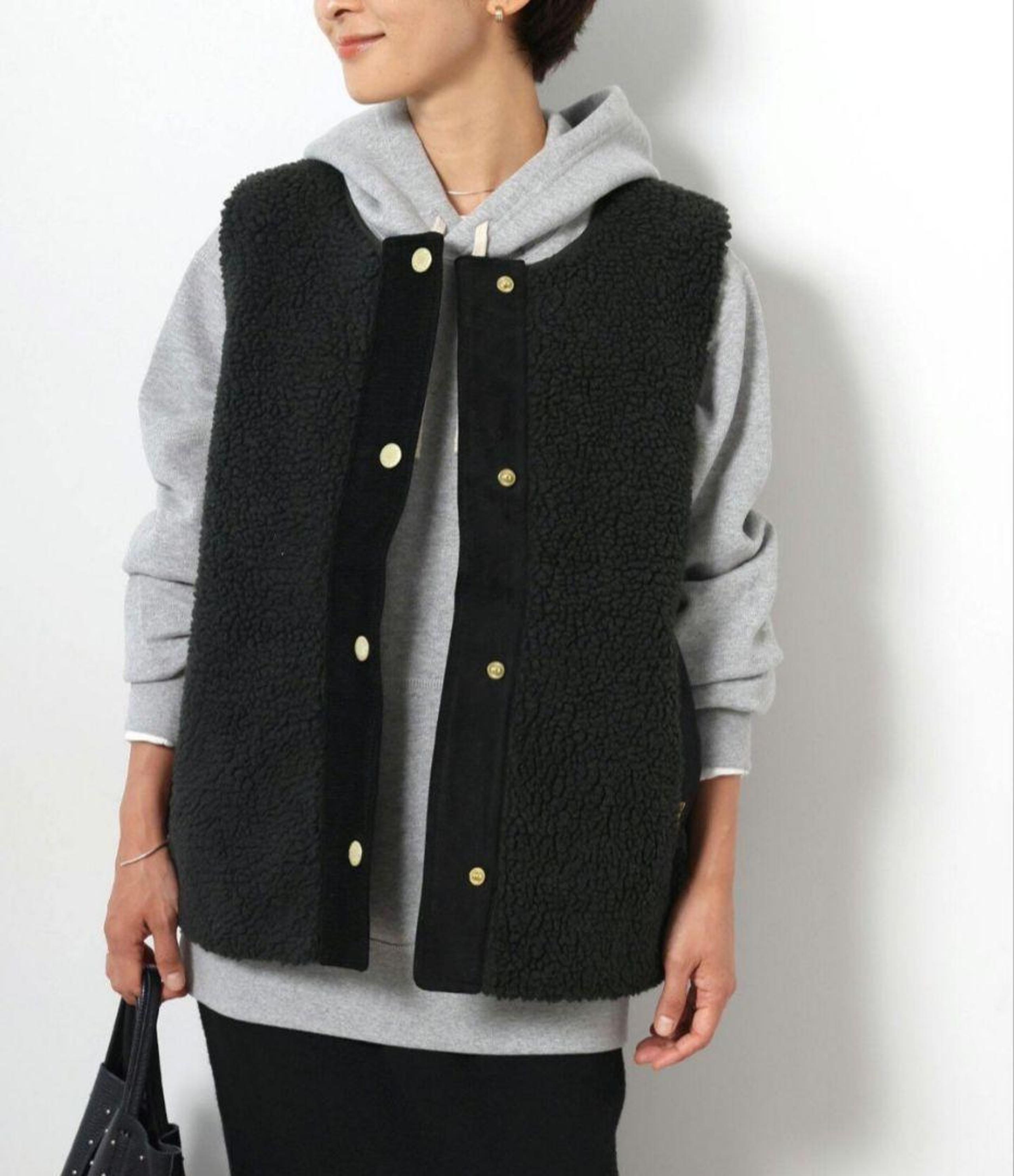 Barbour Fleece Down Vest Black