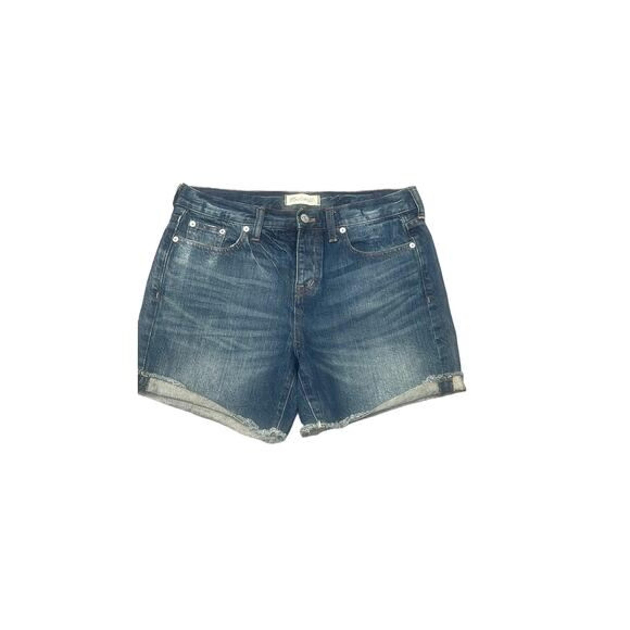 Madewell blue denim shorts
