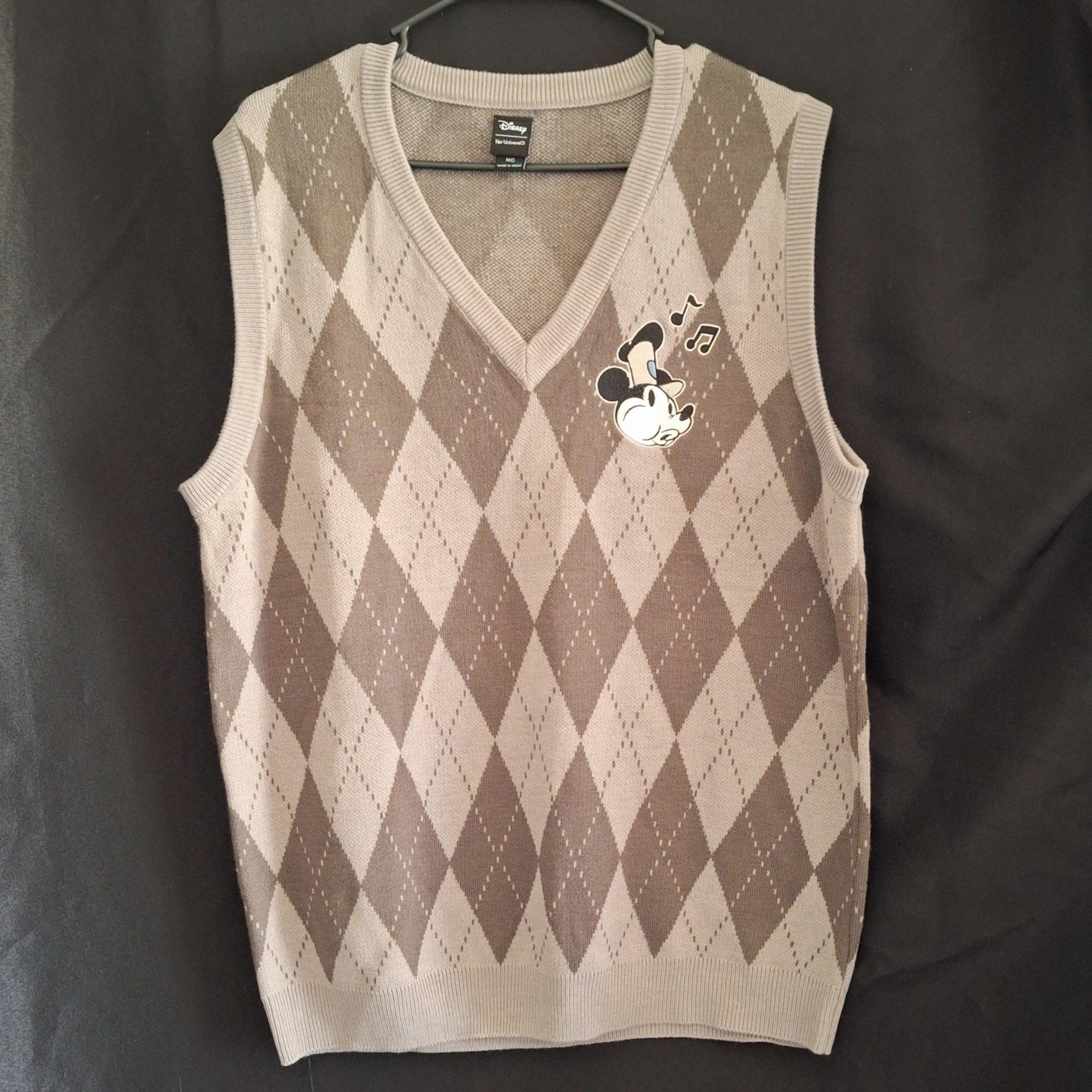 Hot Topic Disney Steamboat Willie Sweatervest
