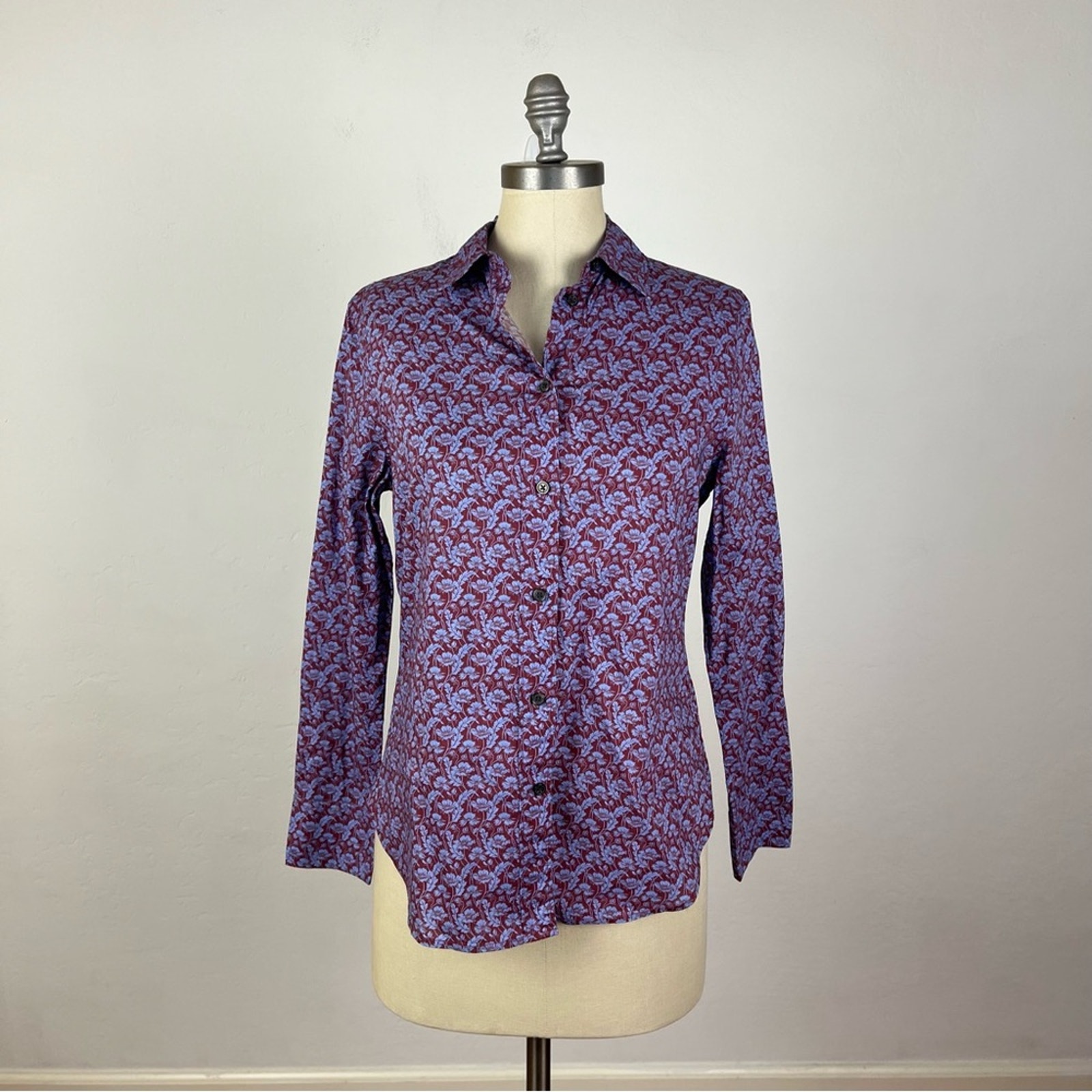 J. Crew Slim-fit shirt in Liberty® Toutouayette fabric Size 2