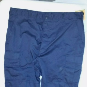 X-LARGE/REGULAR NWT'S MIDNIGHT NAVY BLUE MILITARY STYLE TROUSER PANTS MG 413