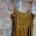 Veronica Beard Sebastian Gold Metallic Velvet Bustier Peplum Camisole Size 0