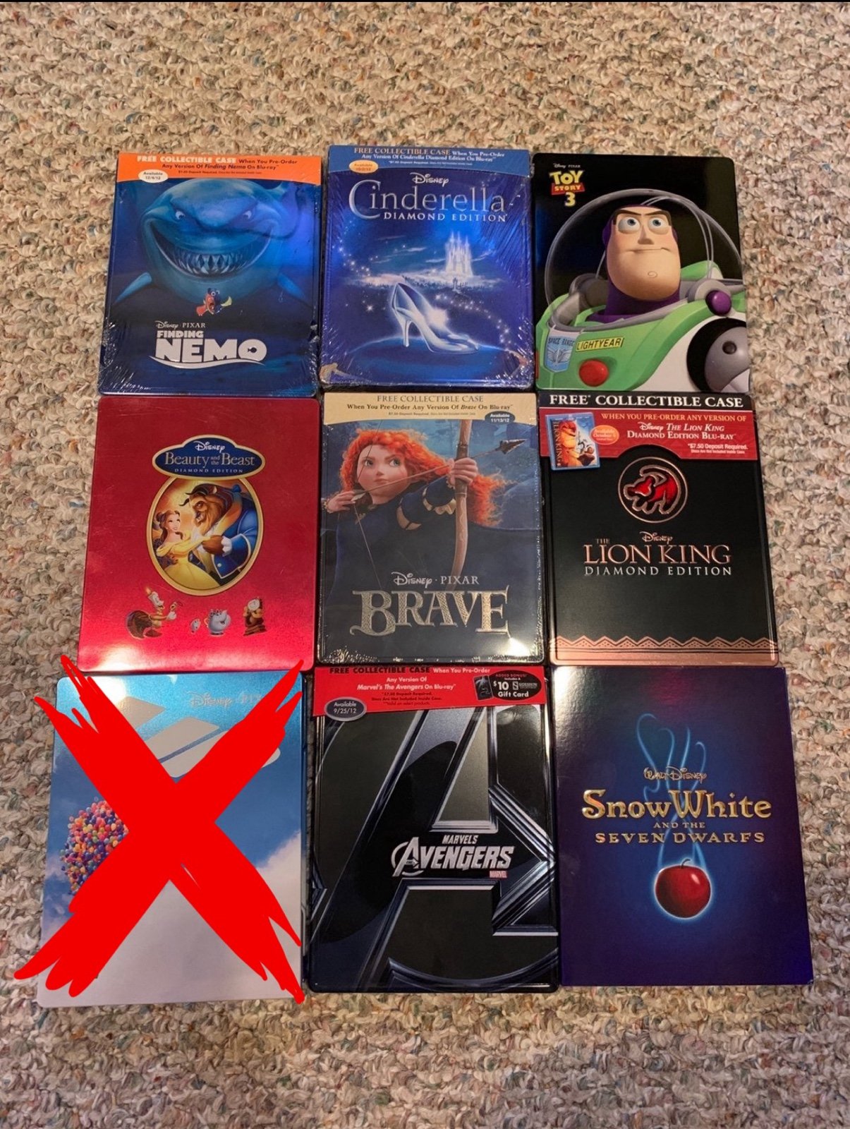 Disney Steelbook Cases