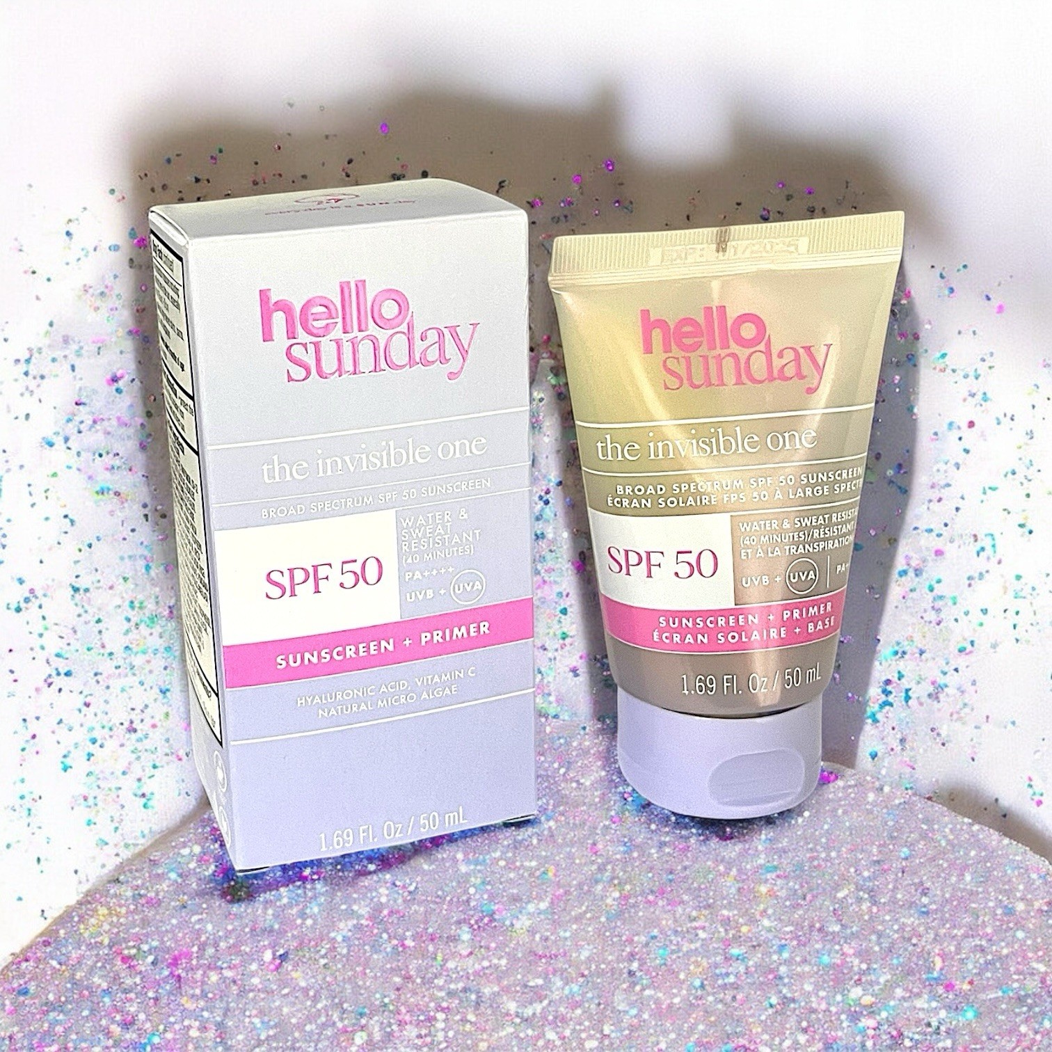HELLO SUNDAY The Invisible One SPF50 Invisible Sunscreen + Makeup Primer 1.7 oz
