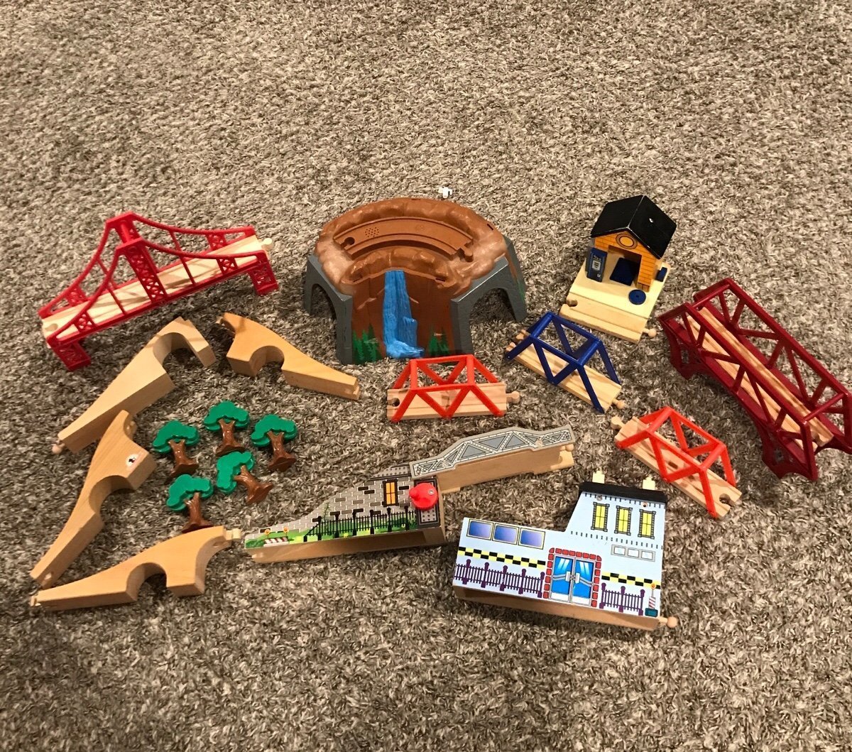 Wooden Train Tracks Bridges