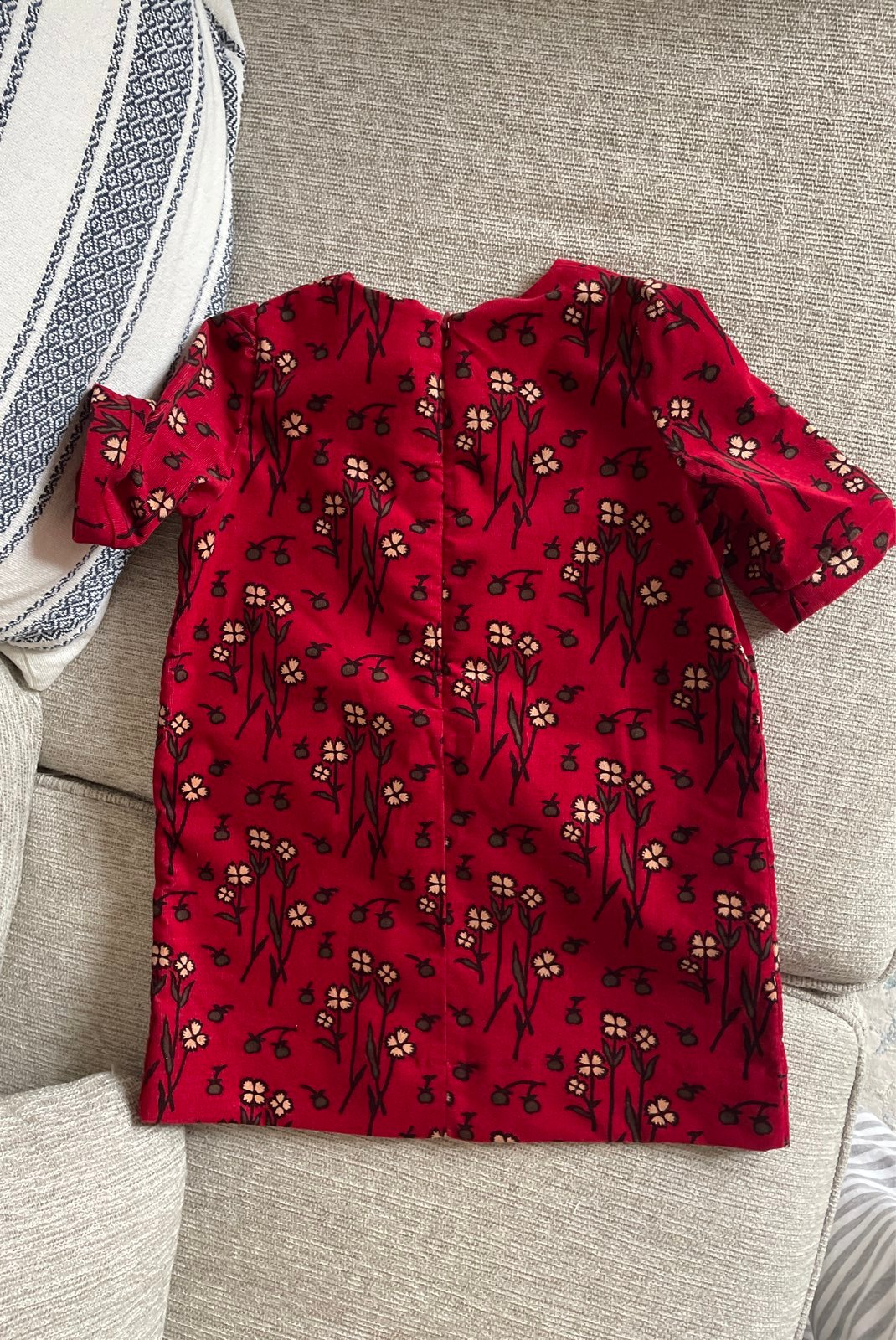 NWT Corduroy Floral Bonpoint Dress- 4T