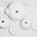 Cordon Bleu~5pc “Bird” Tea Set~Teapot-Creamer-Sugar Bowl Lid~White Porcelain~EC.