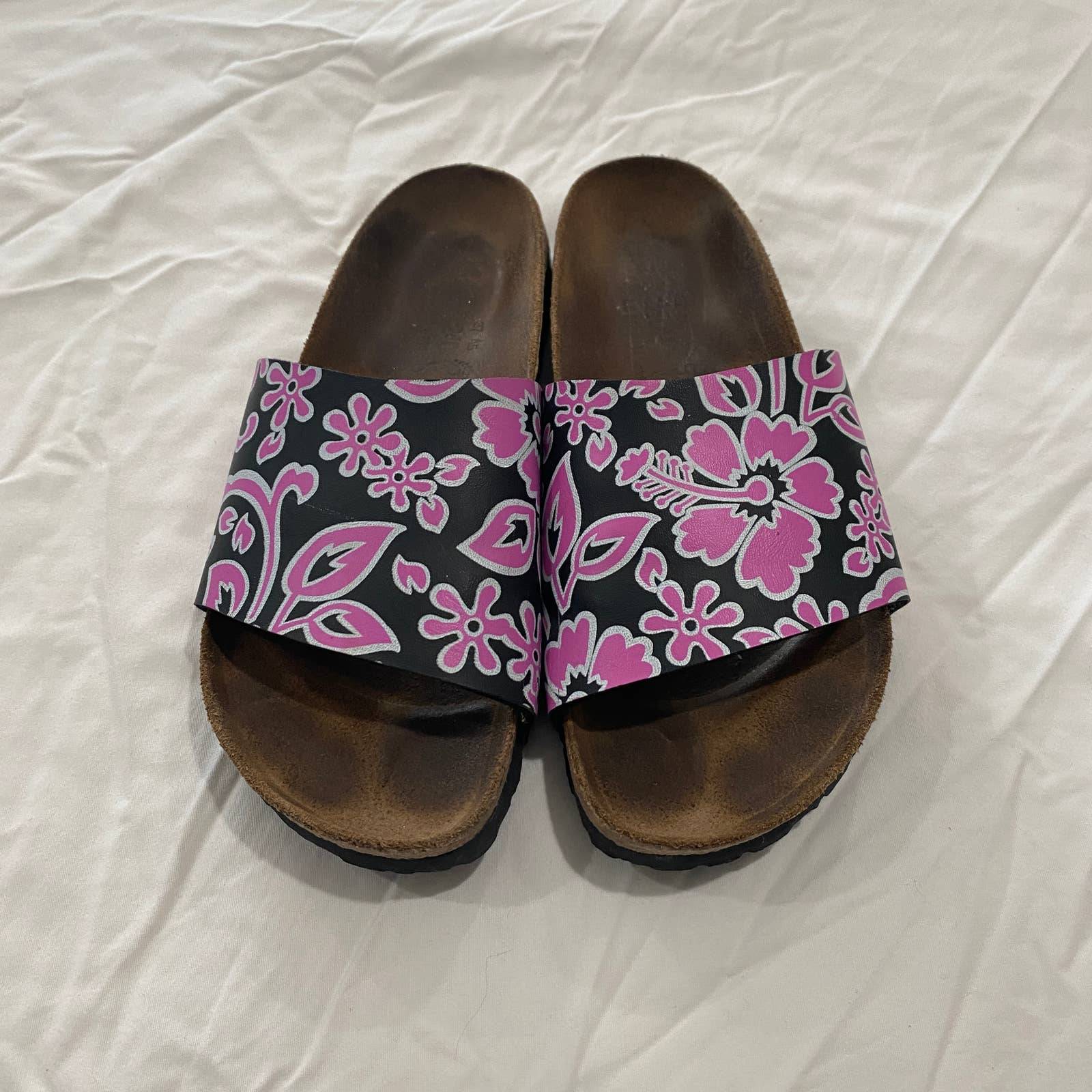 Birkenstock Birkis Floral Slides Sandals