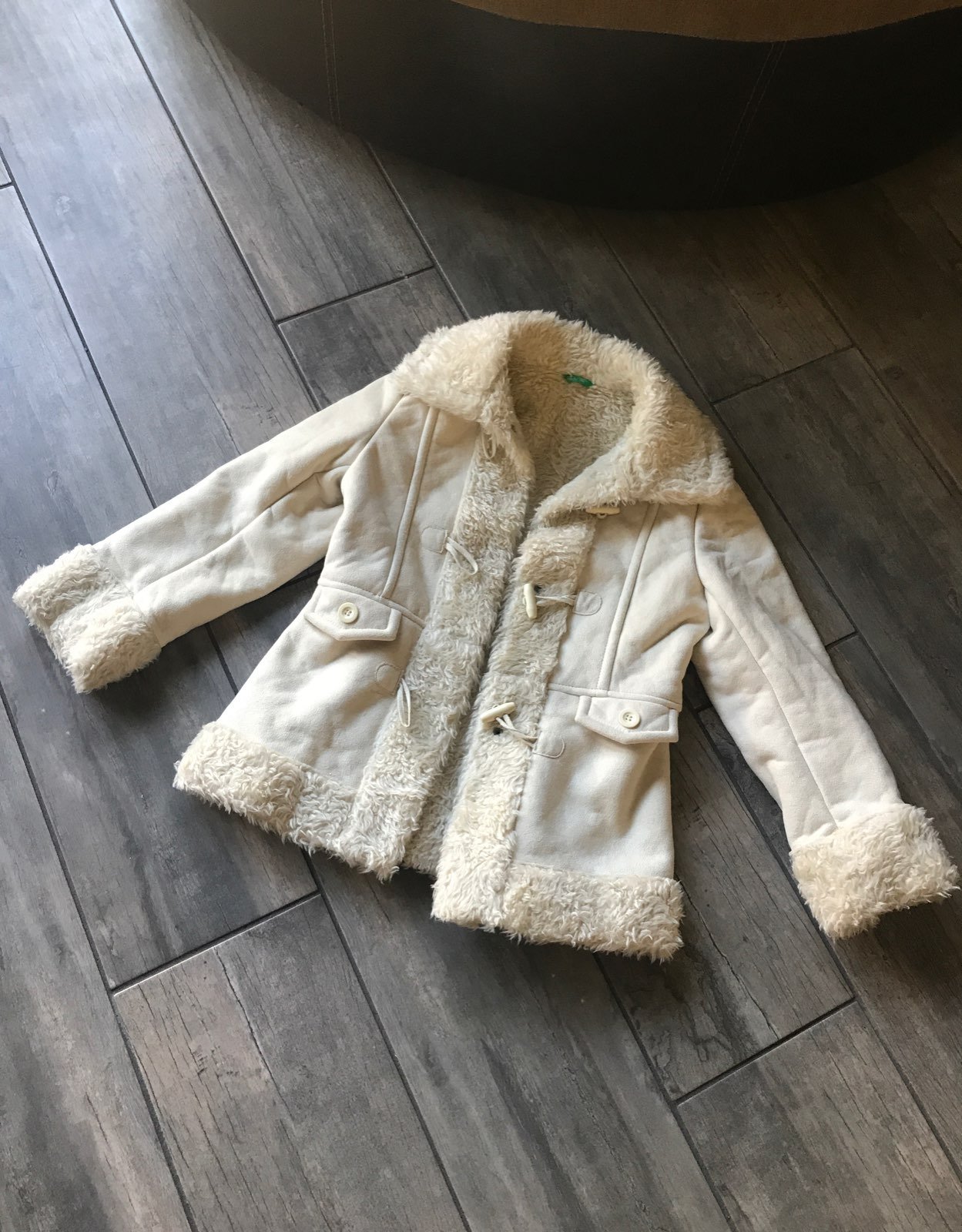 Kid's white winter coat