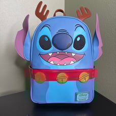 Disney Stitch Reindeer Christmas Loungefly Mini Backpack