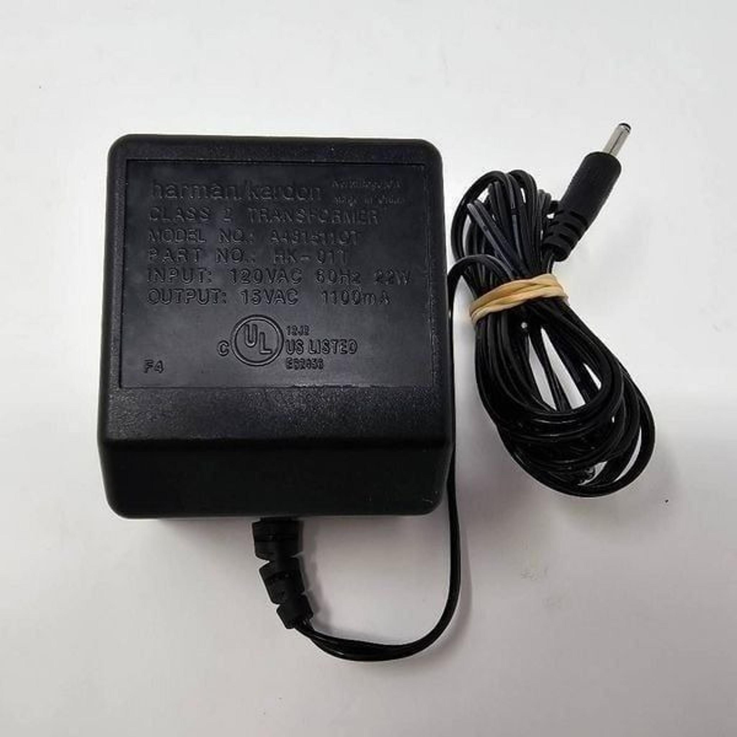 HARMON KARDON A481511OT HK-01T AC ADAPTER 15VAC 1100MA 3.5/1.35MM BARREL TIP AC