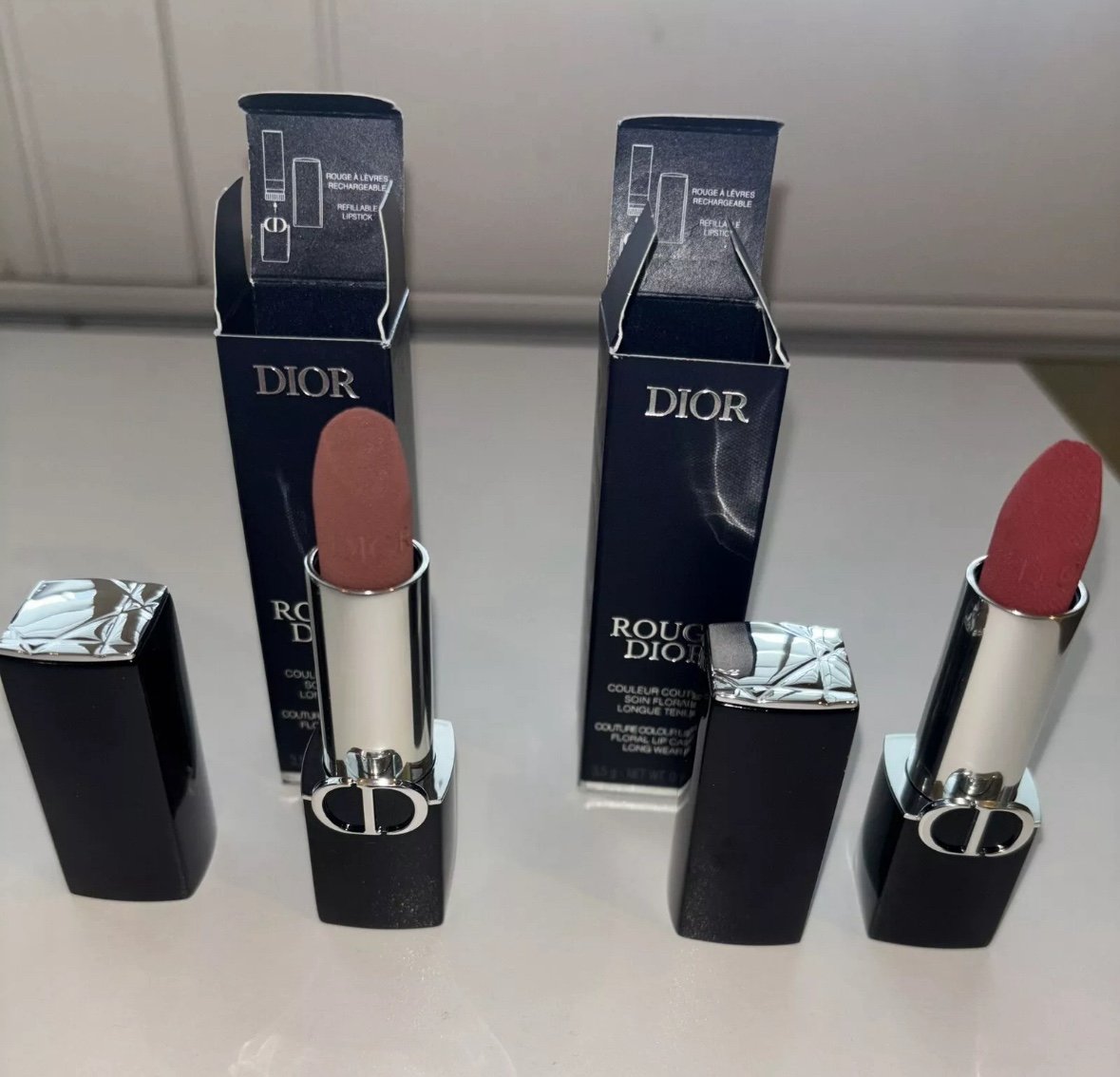 Dior Rouge Lipstick Duo 300 Nude Look/720 Icone