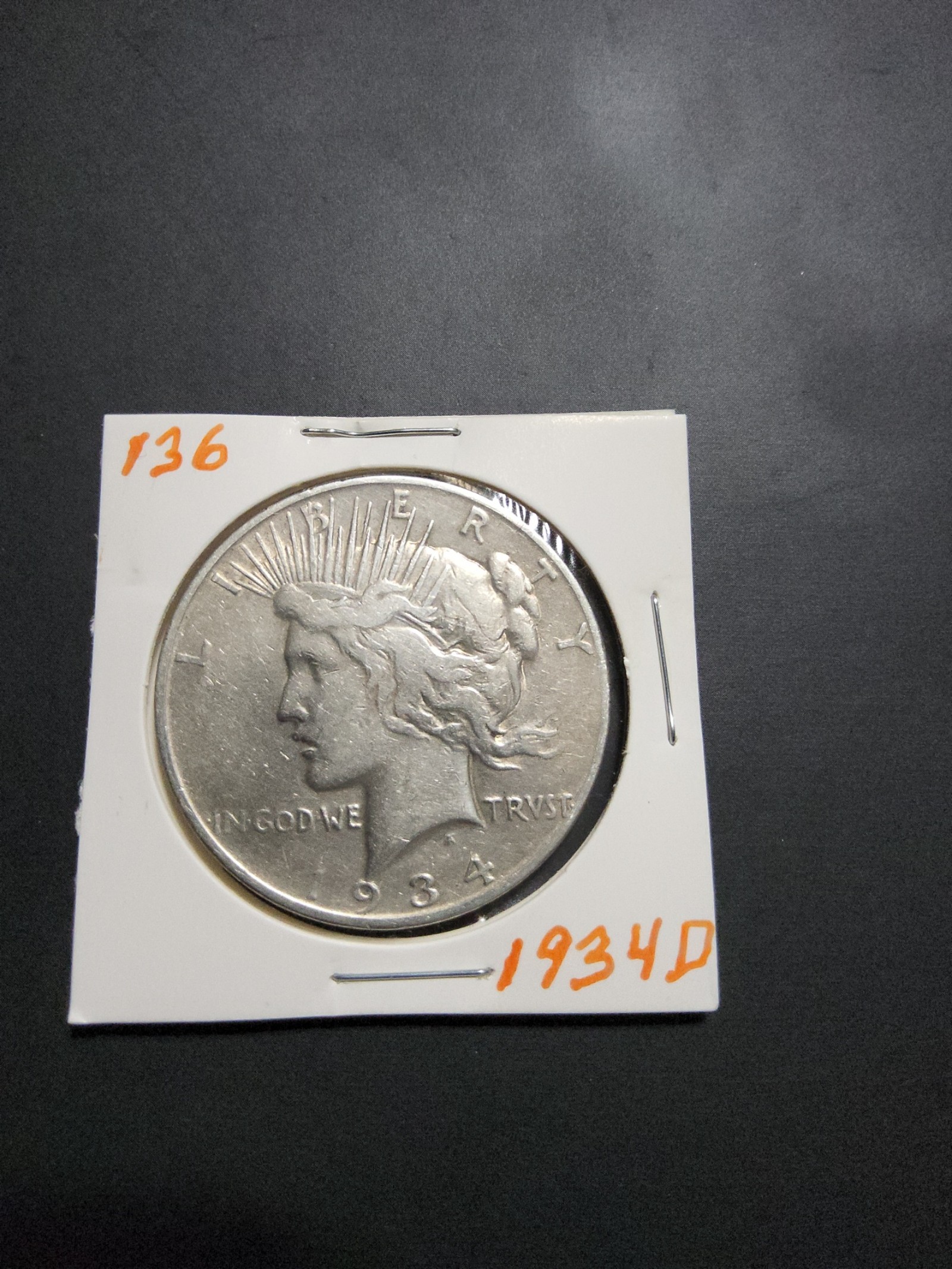 1934d peace dollar
