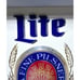 Vintage Miller Lite Pilsner Beer Everbrite Light-Up Wall Sign 19 x 14 WORKS