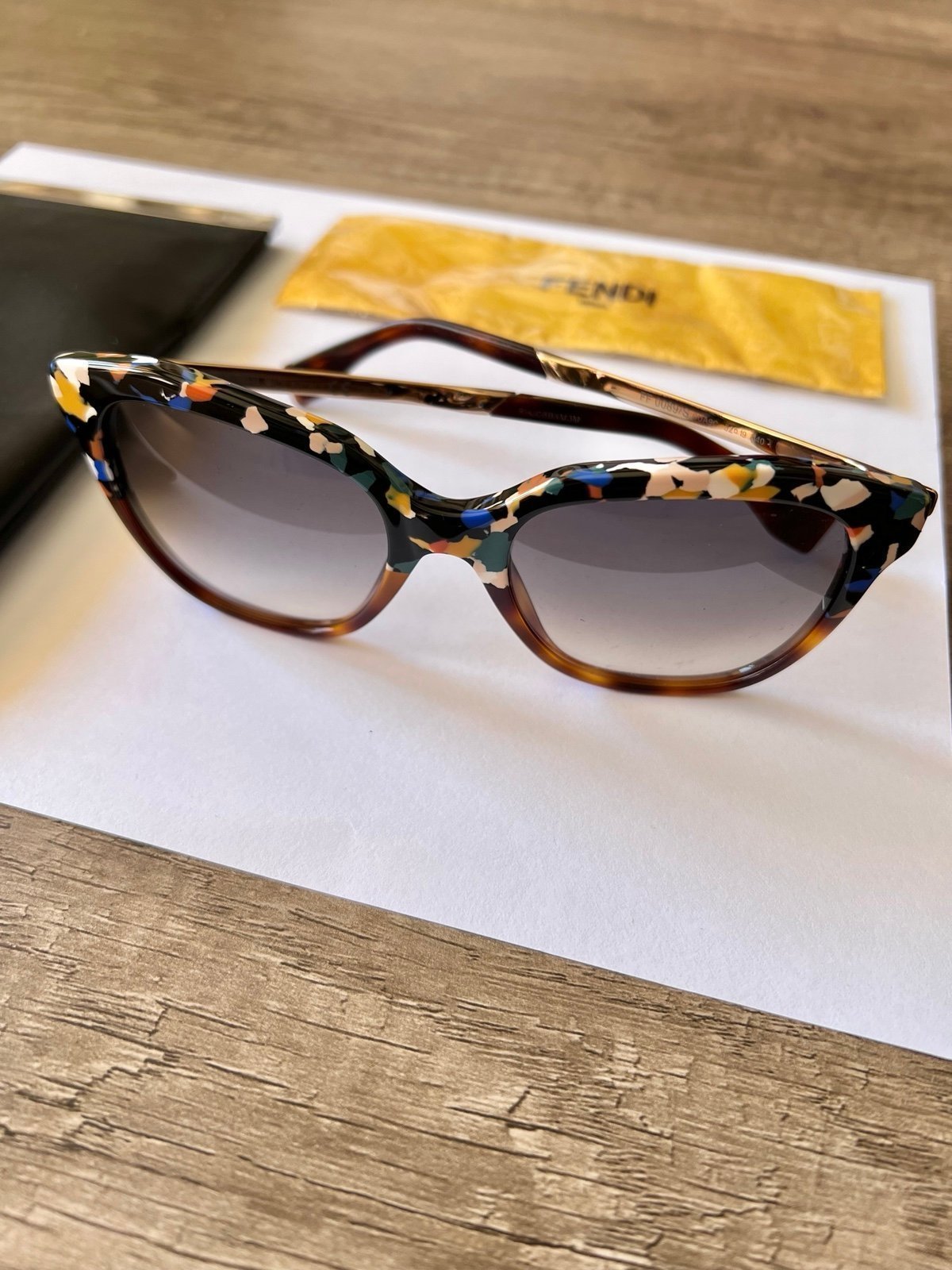 Fendi Printed Frame Sunglasses