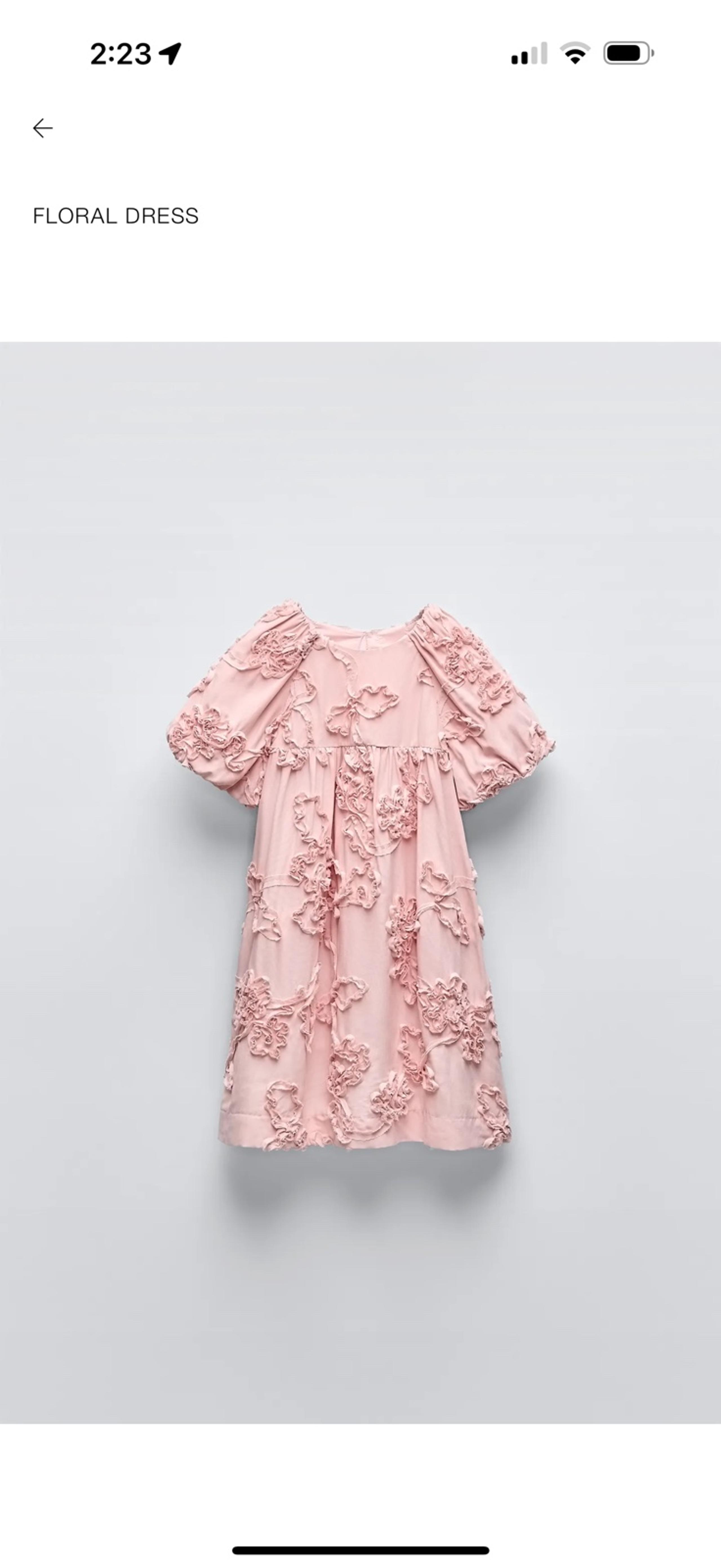 Zara girls dress 5