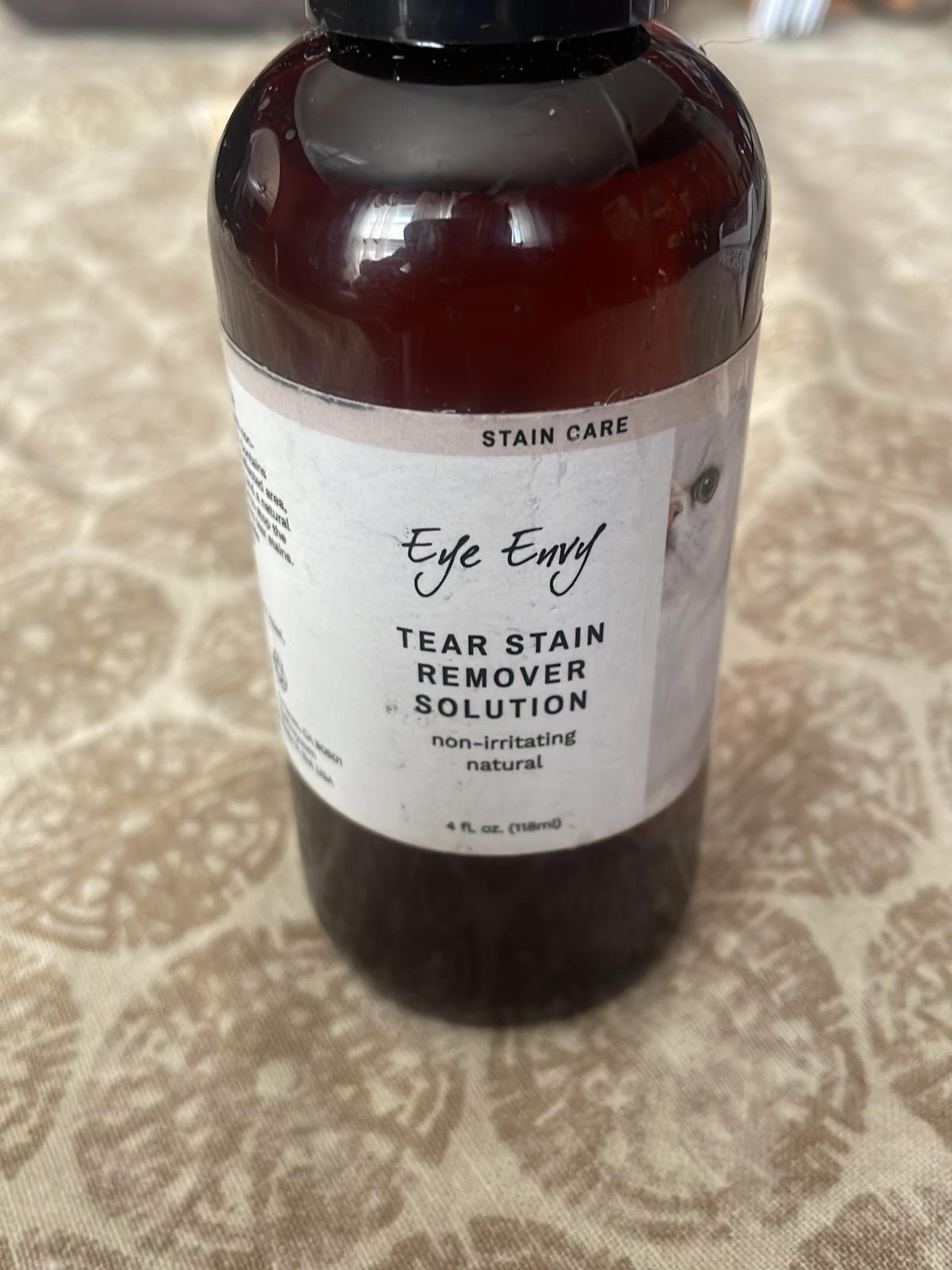 Eye Envy Tear Stain Remover Solution for cats 100% Natural,Safe