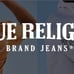 True Religion Large Canvas Tote Bag, Natural - NEW