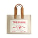 True Religion Large Canvas Tote Bag, Natural - NEW