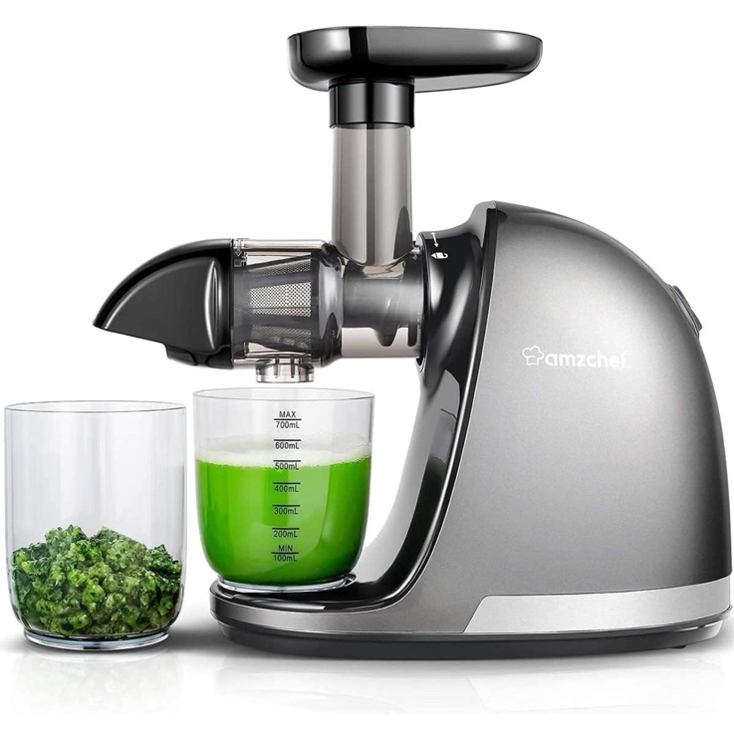 AMZCHEF Slow Cold Press Juicer with Reverse Function