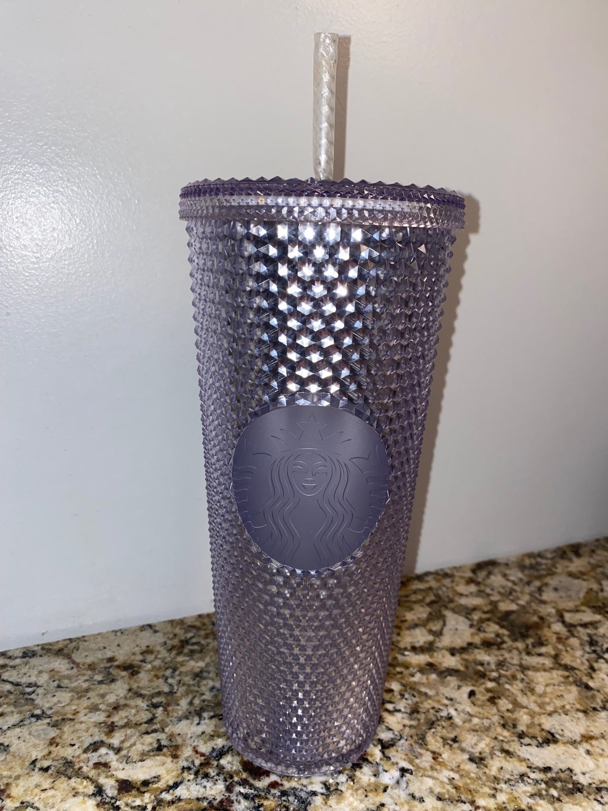 Starbucks Authentic Venti 24oz 2019 Limited Edition Silver Studded Iridescent