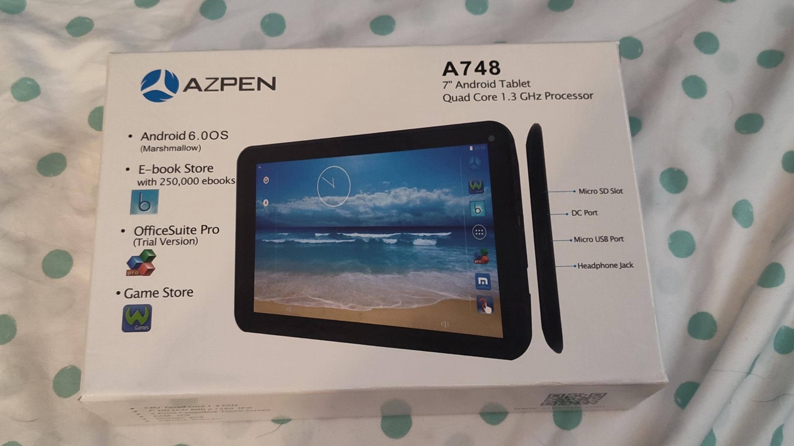 NWT! AZPEN 7" Android Tablet