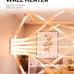 EconoHome 800W Infrared Wall Heater – Efficient Radiant Heating with Sleek Desig