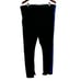 Homme + Femme Straight Distressed Jeans Mens Black Blue Logo Stripes Size 34