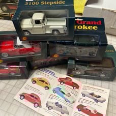Antique cars collectable set